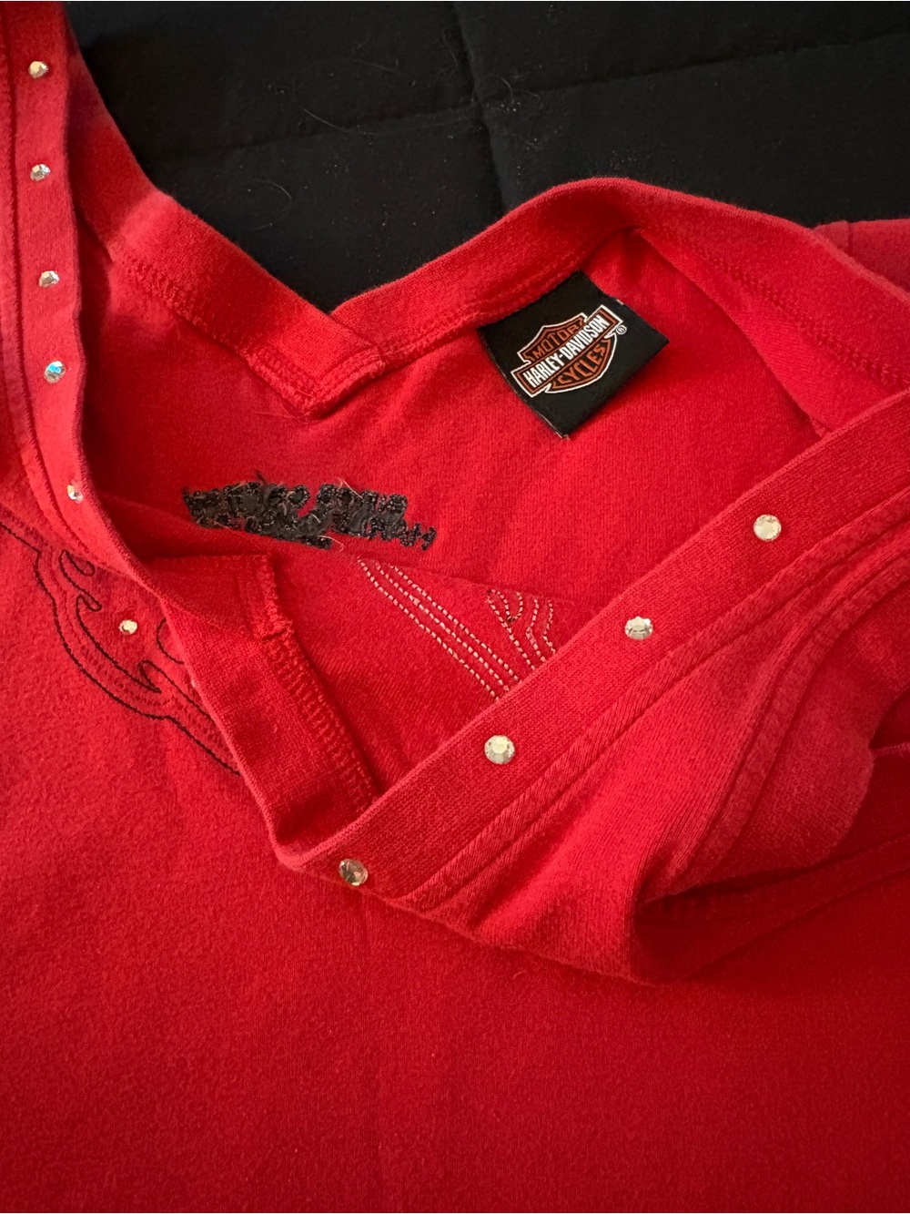 Harley Davidson sleeveless top - Picture 3 of 4